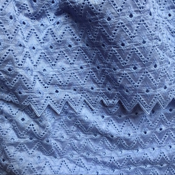 Kensie Periwinkle Blue Eyelet Dress, NWT, M - Picture 5 of 14